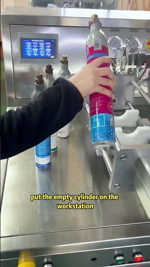 The Suncenter CO2 sodastream cylinder filling machine can fill soda water bottles with 6-8 seconds.