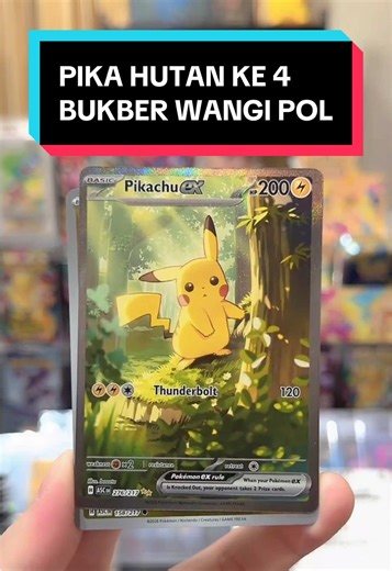 Congrats ko @Shield Hanis, setia ikut bukber dapet pika hutan gokil 🤩🥳 . . . #pokemontiktok #pokemontcg #pokemoncards #ascendedheroes #pikachu