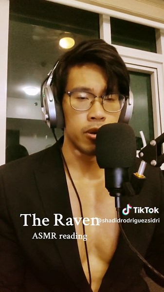 The Raven by Edgar Allan Poe - ASMR Reading in Deep Voice