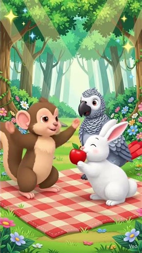 Chinky rabbit and the magic of friendship |Kids Moral Story in English |English Cartoon