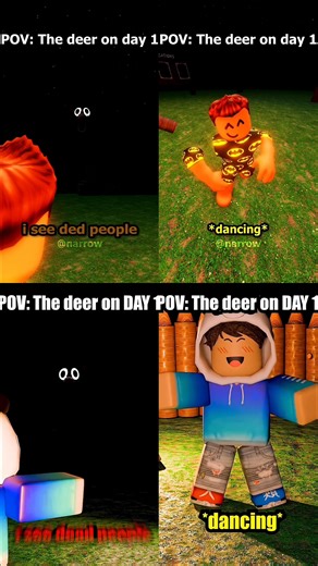 The Deer On Day 1 #roblox #rblx #pkxd #99nightintheforest #robloxanimation | Games With Woddy