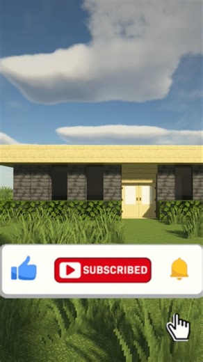 Easy Modern House Design Tutorial😱 #minecraft #build