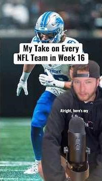 Recapping Week 16 in the NFL 🏈