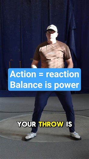 balance is key!! #discus #throw #technique #coach #drill