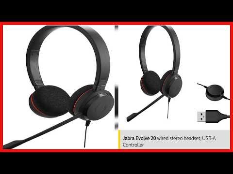 Jabra Evolve 20 Wired Headset Review: Clear Calls, All-Day Comfort, and Reliable Performance