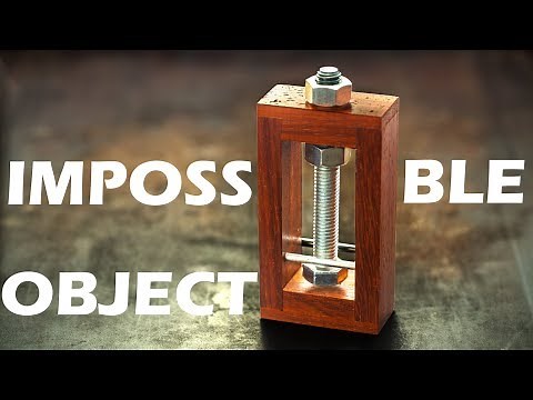 The impossible bolt puzzle. Not so impossible, if you know the trick.