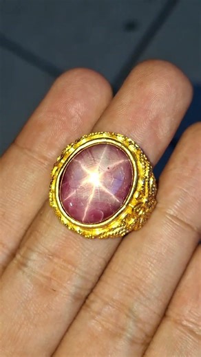 dijual natural ruby star tajam