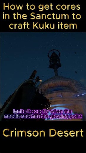 How to get cores in the Sanctum to craft Kuku item - Crimson Desert. #crimsondesertgame #gaming
