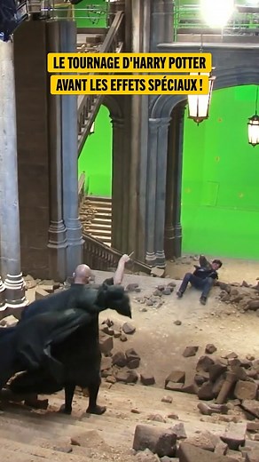 289K views · 1.5K reactions | Avant la magie, il y avait… beaucoup d’imagination  Les coulisses d’Harry Potter sans effets spéciaux : des sorts invisibles, des cris et un soupçon de chaos magique 彩⚡️ Et pourtant… les films restent toujours autant légendaires ! | AlloCiné | Facebook