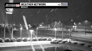 LOOK at the snow coming down in Beckley - a heavy snow squall is covering roads fast! FORECAST: https://www.wvnstv.com/weather/snow-squalls-return-tonight-heres-how-much-snow-you-can-expect/ | StormTracker 59