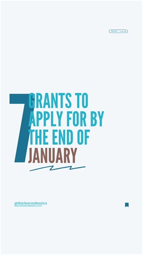 🚨 End of January = grant crunch time 🚨 Galaxy, EmpowHer, Amber, HerRise, Skip, ShopHand Intuit QuickBooks/Mailchimp all close in the next 3 days. Don’t miss your shot at funding before the month ends. 💡 Coming up soon: Zoom Solopreneur (Feb 13) UPS Small Biz Challenge (Feb 22). Perfect for solo founders small biz owners ready to scale. 📌 Save this post so you don’t forget. Share with a founder who needs funding this week.#startup #motivation #businessgrants #smallbizhacks #businesstok