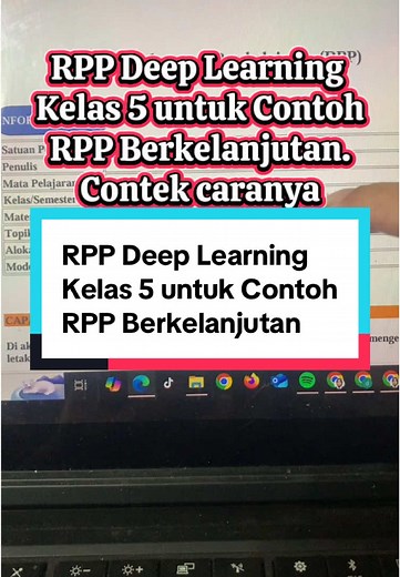 RPP Deep Learning: Panduan Konsisten untuk Guru
