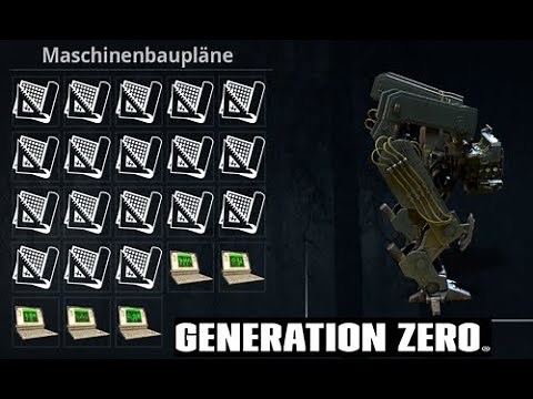 Generation Zero alle Maschinenbaupläne