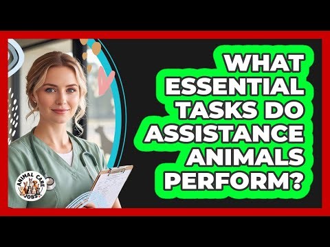 What Essential Tasks Do Assistance Animals Perform? - Animal Care Jobs