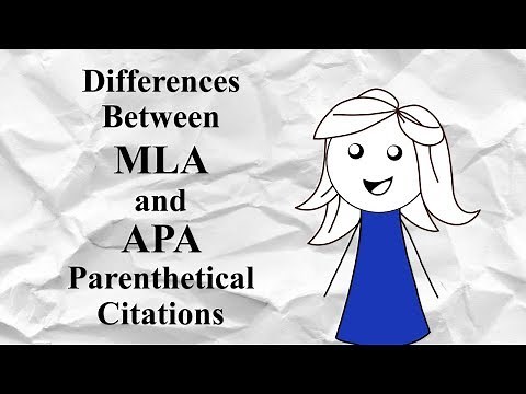 Comparison of MLA and APA Documentation of Sources