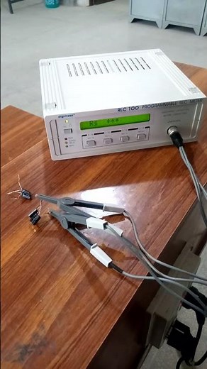 Capacitance measurement with RLC Meter #electronics #rlcmeter