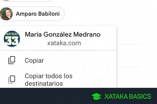 Cómo copiar y pegar direcciones de correo fácilmente con Gmail para móvil
