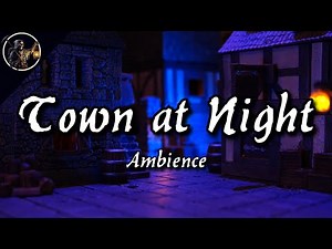 Fantasy Town at Night | D&D Ambience & RPG Background Music