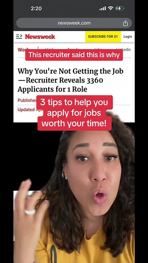 If you are applying to jobs, try these 3 tips. It is a tough market but together we’ll get through this! #jobsearch #jobsearchtips #linkedin #linkedintips #jobseeker #jobseekers