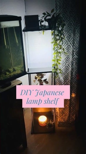 DIY Japanese Lamp shelf