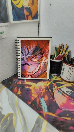 How to Draw Sukuna Realistic Drawing 🎨 | Best JJK Drawing| Full Color Tutorial | Masterpiece Art