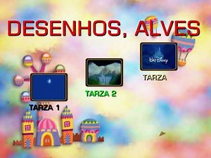 MENU DVD: TARZAN 3X1