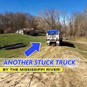 Towing A Stuck Truck In The Mississippi River! 4th Time! | Ron Pratt