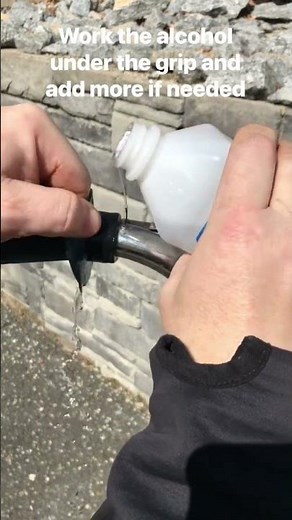 Super Quick Way To Remove Bike Grips (Without Destroying Them)