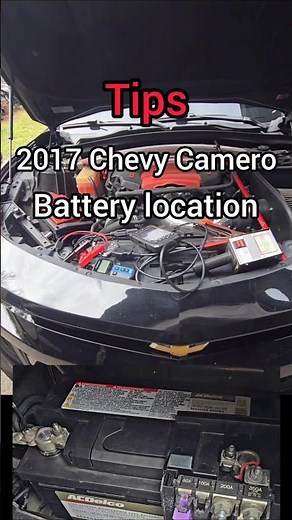 2017 Chevy Camaro battery location