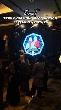 TRIPLE DIAMOND RECOGNITION CEREMONY 2025/26 #publicgold #tdrc