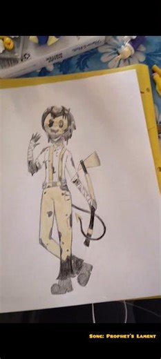 Sammy Lawrence drawing (for his birthday 18-April) #batim #drawing