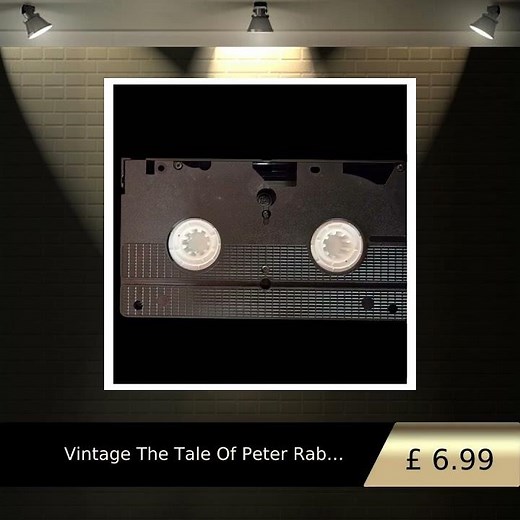 Vintage The Tale Of Peter Rabbit And Benjamin Bunny Vhs Cassette