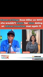 15K views · 142 reactions | #RoseMiller of @kween.ofkings1 explains why due to past experiences & racial statistics, she WOULDN’T waste her time dating an African American man at her age‼️ You can watch this FULL interview NOW on YouTube • • #explore #kweenofkings #interacialcouple #interacialdating #interacialcouples #datingwhitemen #datingblackmen #tashaklive #explorepage #datingpreference | Tasha K | Facebook