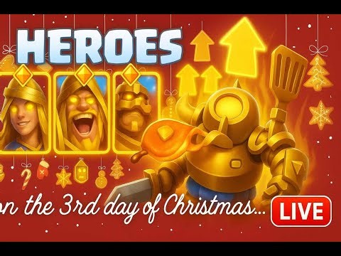 They CANNOT Stop This Hero… So I Keep Spamming It 😂🔥Clash Royale Christmas🎄