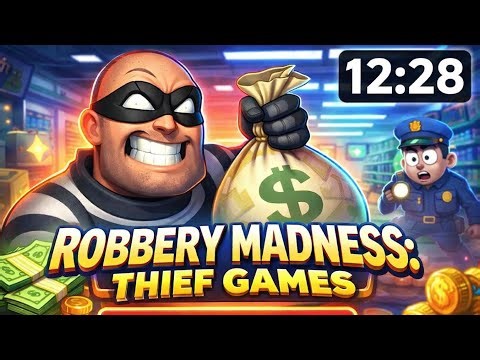 INSANE ROBBERY ESCAPE! 😱 | Stealing Everything in Robbery Madness Gameplay HARIDWAR GAMER YT #live