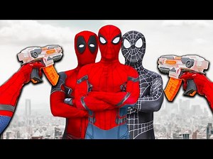 Spiderman nerf war storys (full episode)