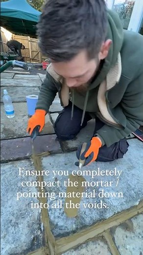 The best way to point a patio #patio #pointing #cement #mixture #landscaping #installation