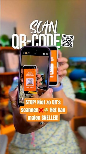 Zo scan je QR-codes supersnel op iPhone📱