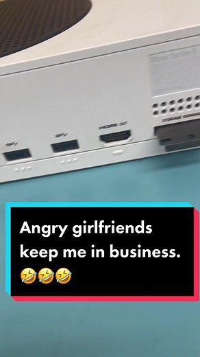 Angry Girlfriend Breaks Boyfriend's Brand New Xbox