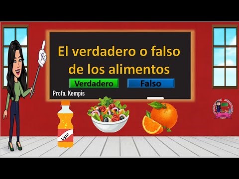 True or false about foods