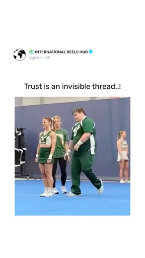 🌏INTERNATIONAL REELS HUB on Instagram: "The video showcases a cheerleading routine where a male base lifts a female flyer into the air multiple times. Early in the video, the base lifts the flyer, who performs a handstand while being held aloft. Midway through, the process repeats, demonstrating the flyer’s strength and balance as well as the base’s ability to support her weight consistently. Towards the end, the flyer performs a backflip before being safely caught by the base. Throughout the p