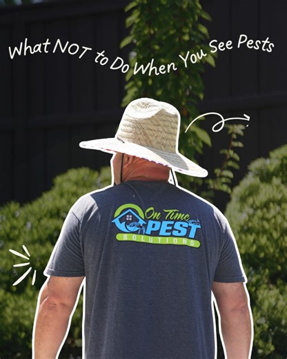 What NOT to Do When You See Pests 👇 ❌ Don’t spray randomly. You might hit a few, but the rest scatter deeper into walls, cabinets, and hidden spaces — making the infestation harder to reach. ❌ Don’t ignore small signs. Seeing 1–2 pests is almost always the tip of the iceberg. Most pests stay hidden, so visible ones usually mean a larger colony nearby. ❌ Don’t seal holes before inspection. It sounds like prevention, but sealing entry points too early can trap pests inside your home — especially 