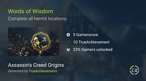 Words of Wisdom achievement in AC Origins