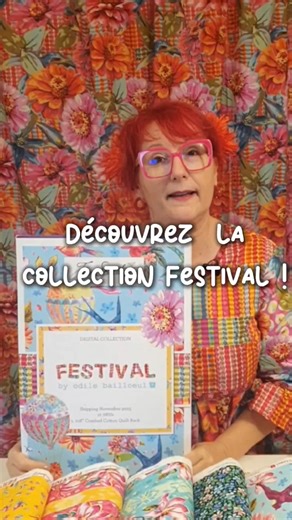 French artist Odile Bailloeul is here with an up-close look at her newest collection, Festival. 🎈 Joyful prints of hot air balloons, colorful swallows, lanterns, and rosettes come together in a whimsical world full of celebration and charm. With 16 lively prints, a striking 108” backing, and four pre-cut bundle options, Festival is your all-access pass to creativity. ✨ Available in shops now! ✨ Perfect for quilts, garments, handbags, and more. 👉 Ready to party? Explore the full collection >> h