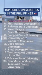 Top Public Universities in the Philippines #mamimilisacanada #school #university #education #jobopportunity #jobsearch #ofw #BuhayOFW #buhayabroad #pinoy #students #CareerGrowth | Mamimili Sa Canada