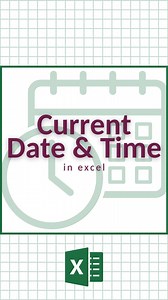 269K views · 496 reactions | Current Date & Time in Excel‼️ ️ Don’t...