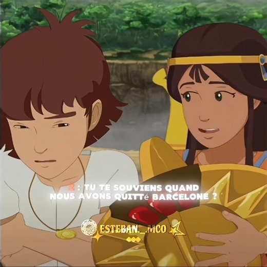 Esteban x Zia ❤️ A love story 💘 『STEREO HEARTS』Les mystérieuses cités d'or ☀️ #mco
