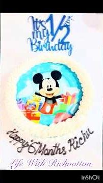 Richoottan’s 6 Month Cake Smash🎂