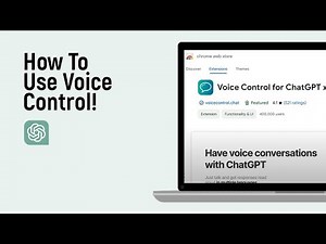 How To Use Voice Control For ChatGPT [easy]