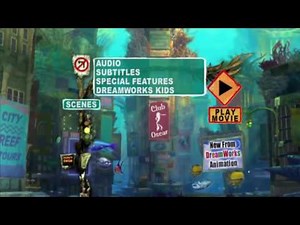 Shark Tale MENU DVD HD (2004)